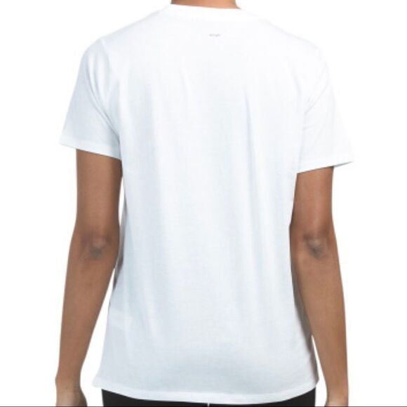 -French Connection Flocked Happy Boy Fit Tee NWT XS - Picture 2 of 11